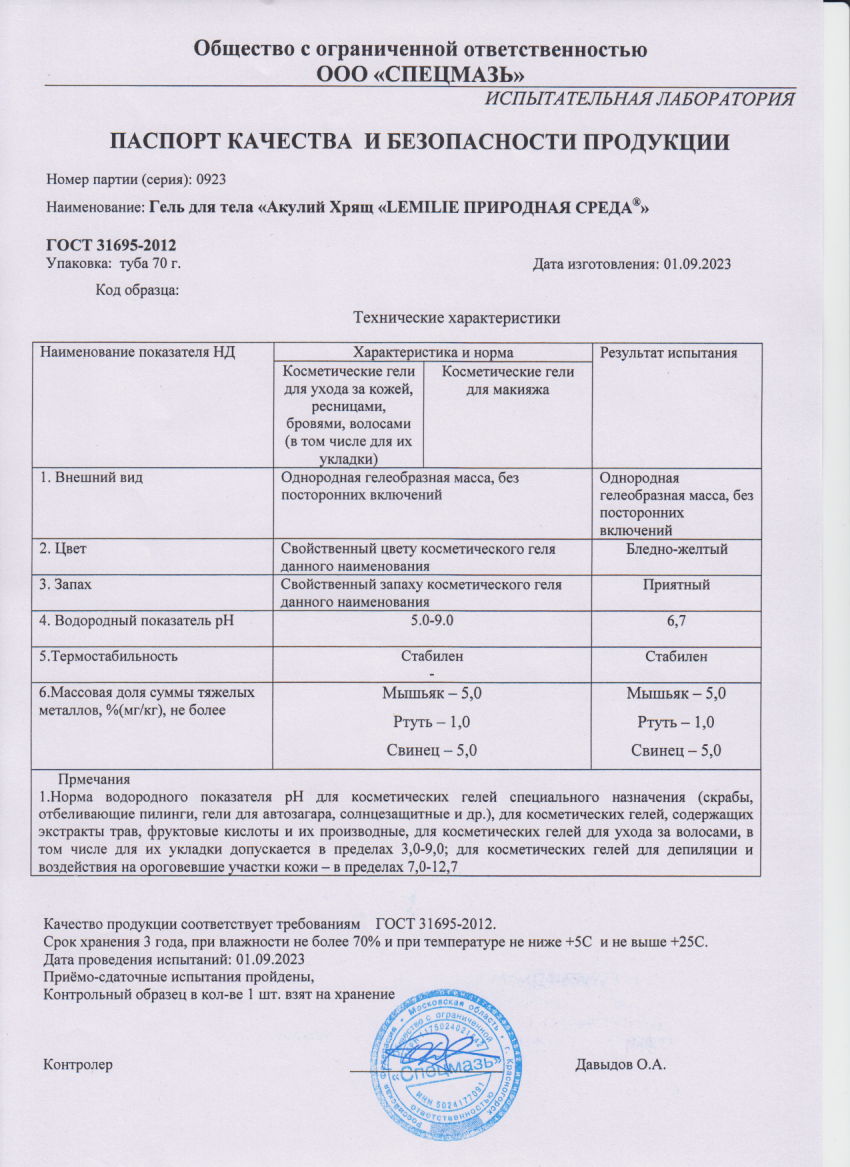 Паспорт №092023